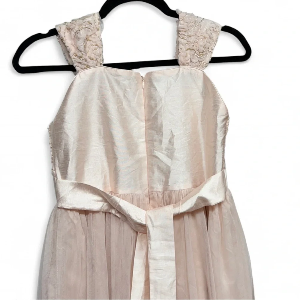 Pastourelle Pippa & Julie Girls Champagne Rosette Tulle Special Occasion Dress